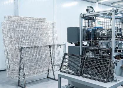 Wire mesh and stainless for industrial machinery