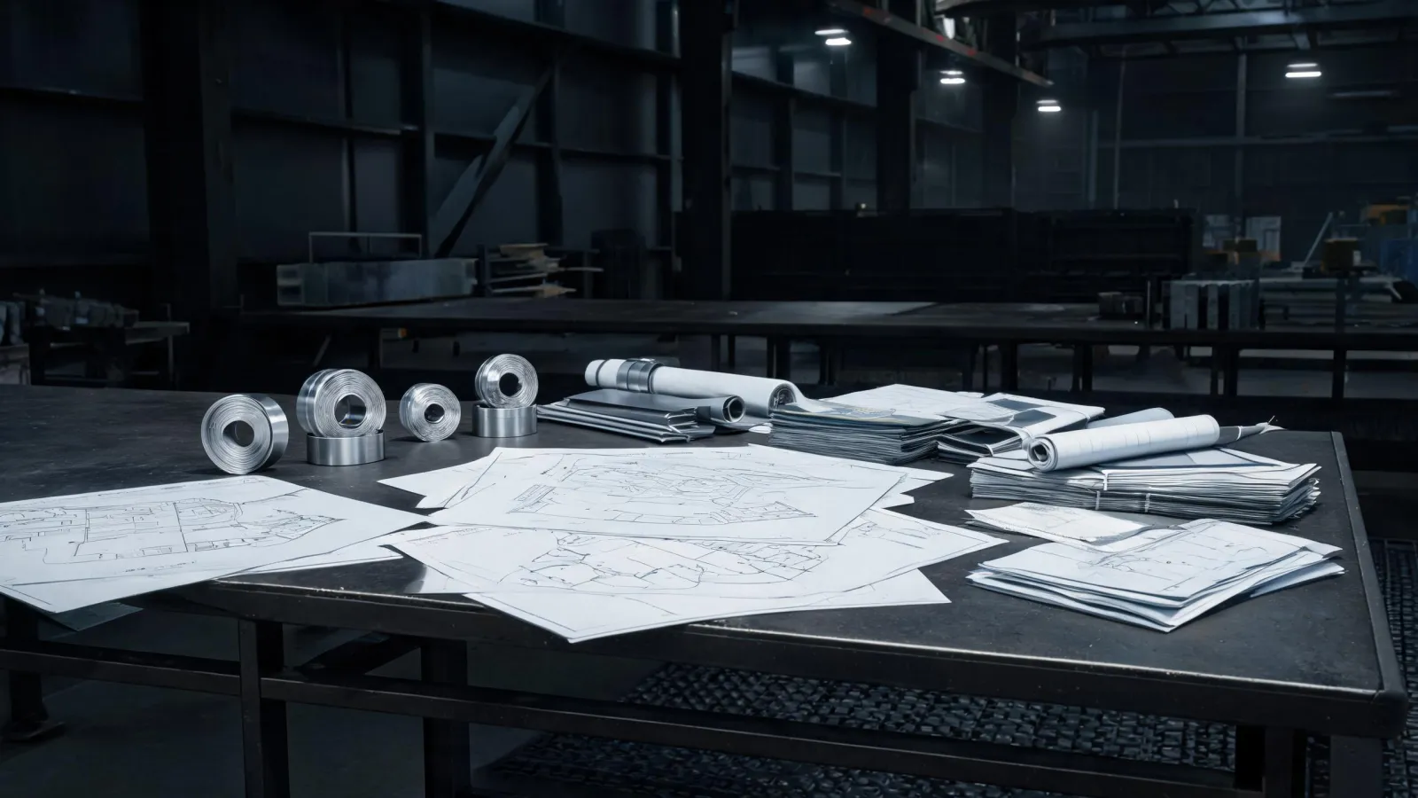 Steel market planning background