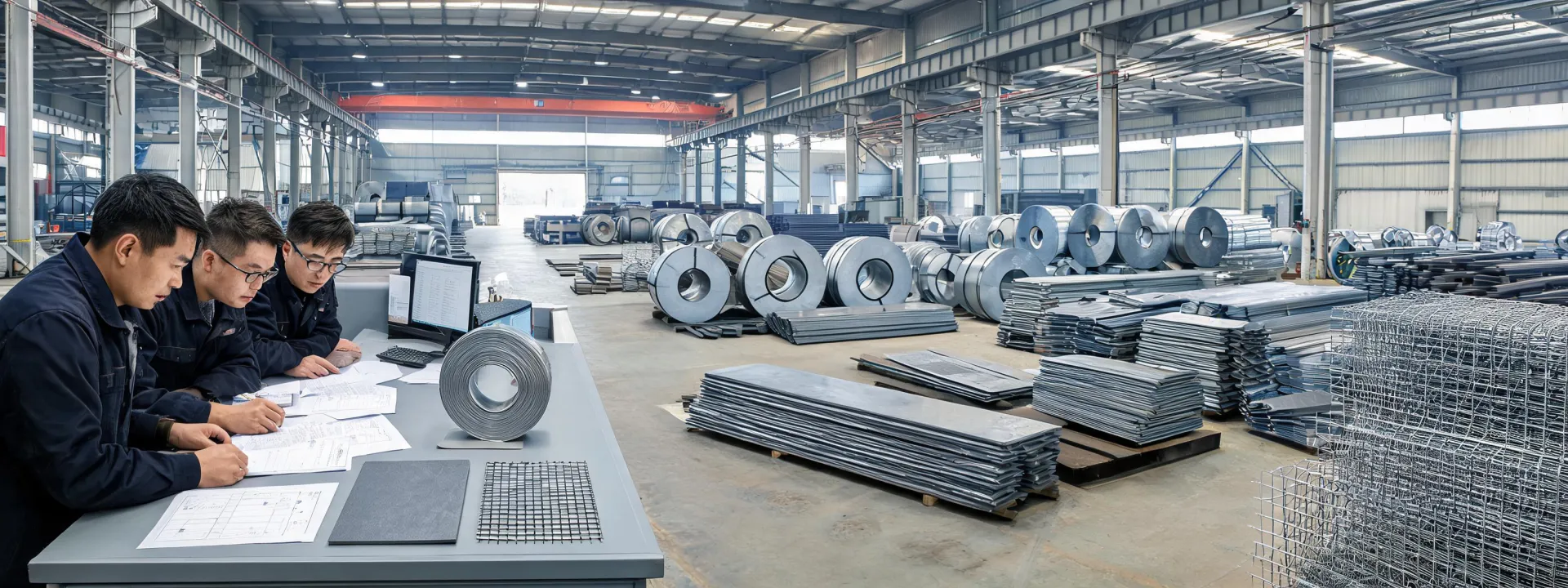 Steel service desk and coil processing plan